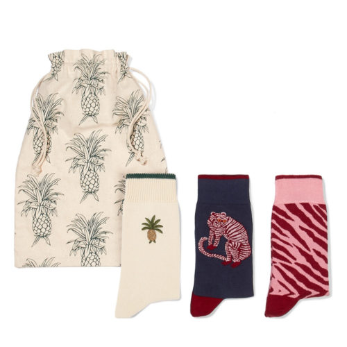 Desmond & Dempsey cotton sock trio, $78 USD from Net-a-Porter