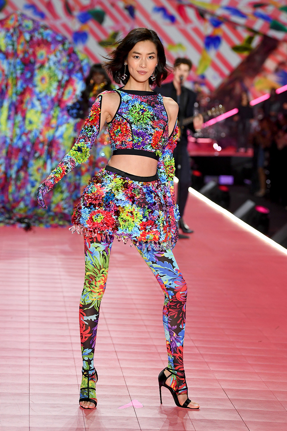 NEW YORK, NY - NOVEMBER 08: Liu Wen walks the runway during the 2018 Victoria's Secret Fashion Show at Pier 94 on November 8, 2018 in New York City. (Photo by Dimitrios Kambouris/Getty Images for Victoria's Secret)