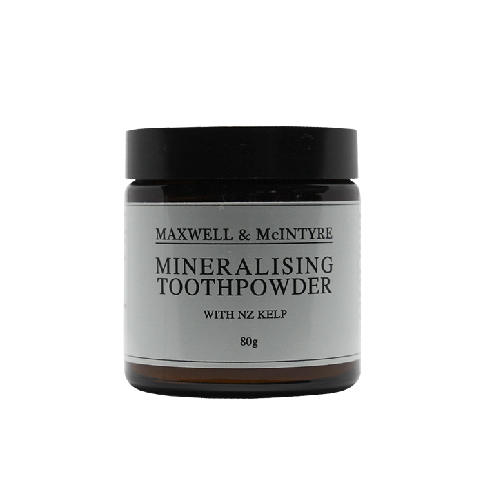 Maxwell & McIntyre Mineralising Tooth Powder $16 from ohnatural.co.nz