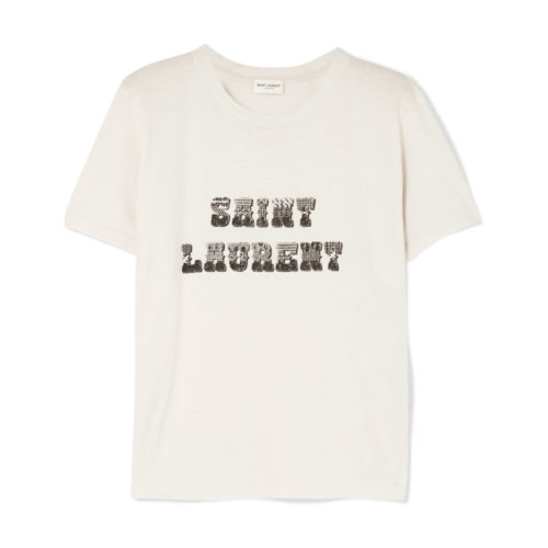 Saint Laurent t-shirt, $425 USD from Net-a-Porter