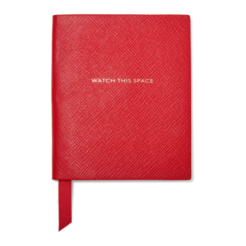 Smythson leather notebook, $108 USD form Net-a-Porter