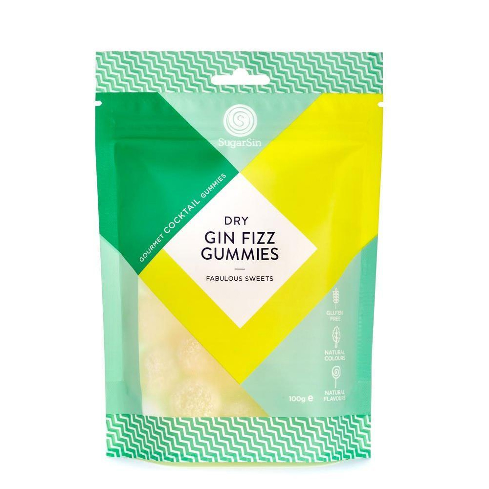 SugarSin Dry Gin Fizz Gummies, $8 from Spoil Me
