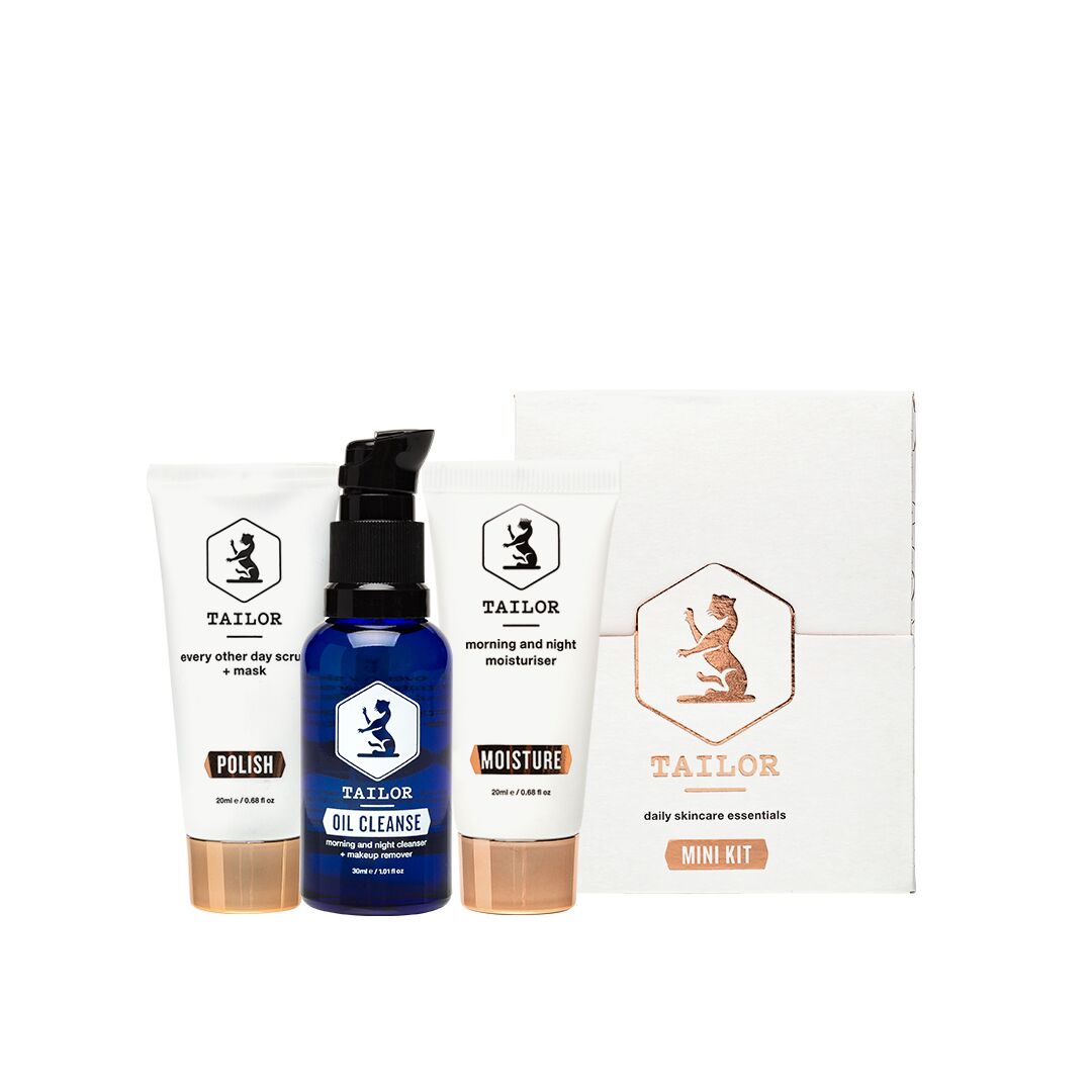 Tailor Skincare Mini Kit, $49 from ohnatural.co.nz