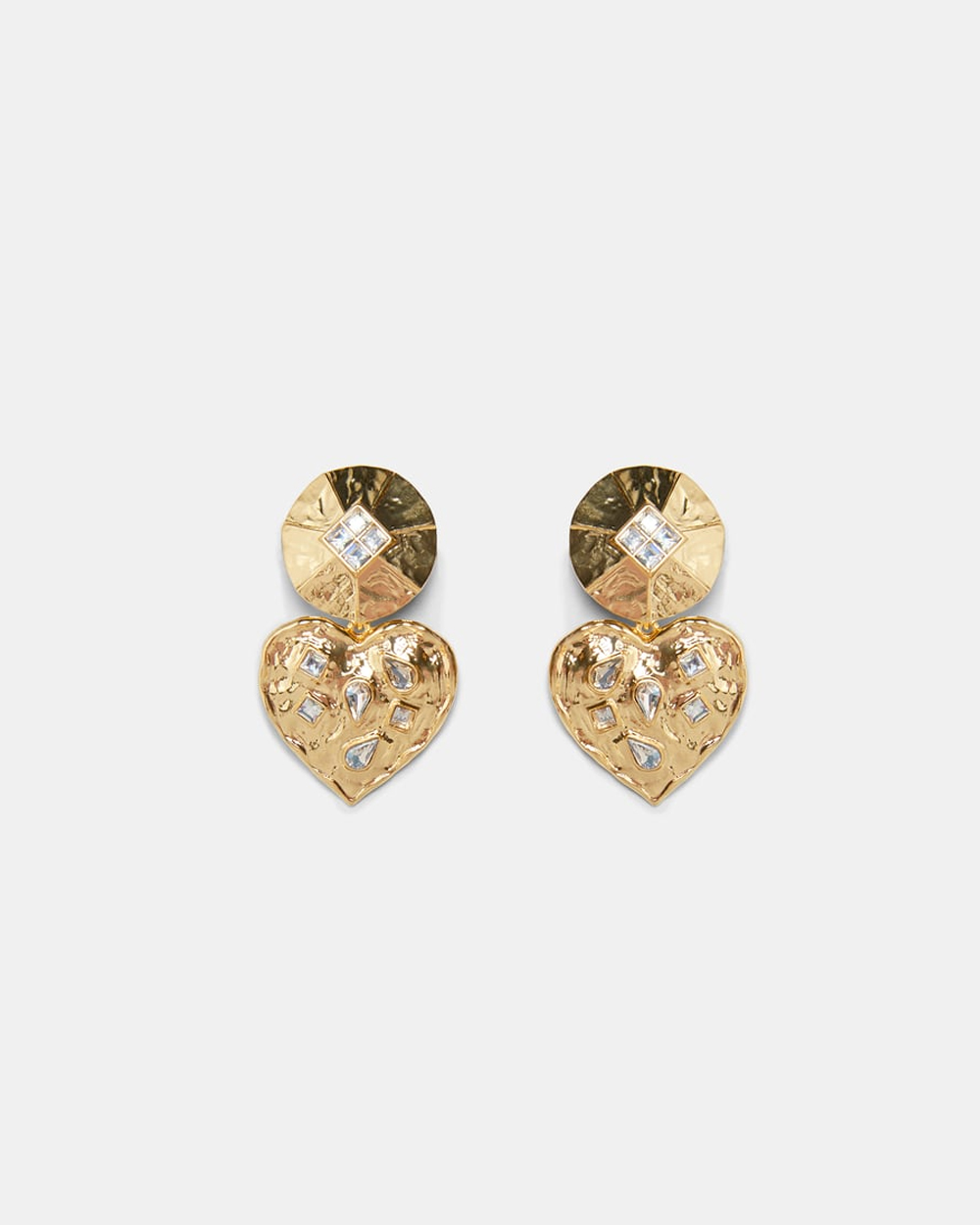 Heart earrings, $30 from Zara