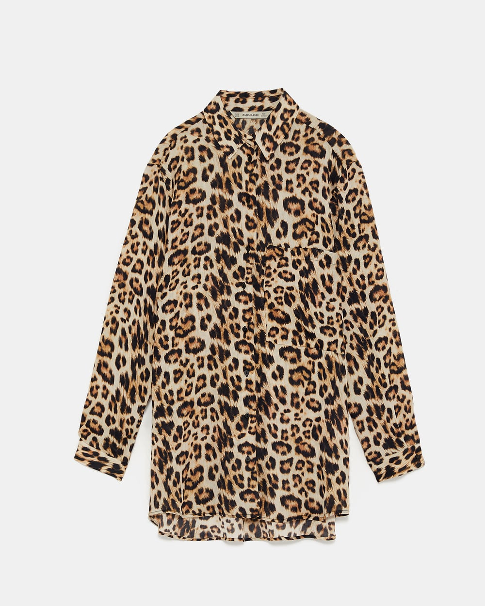 Leopard print shirt, $46 from Zara