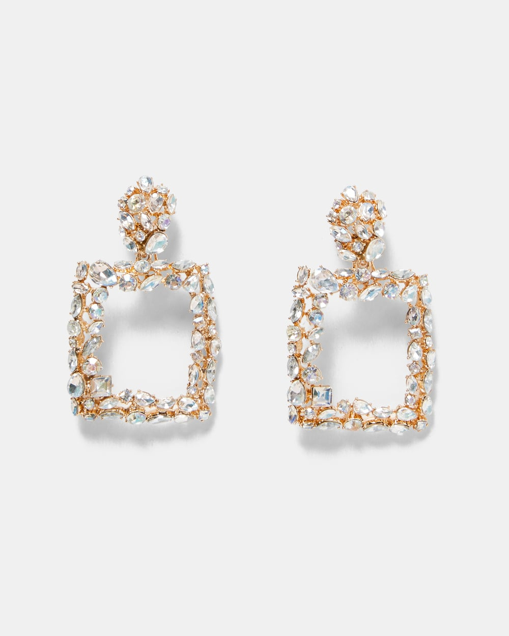 Rectangle earrings, $36 from Zara