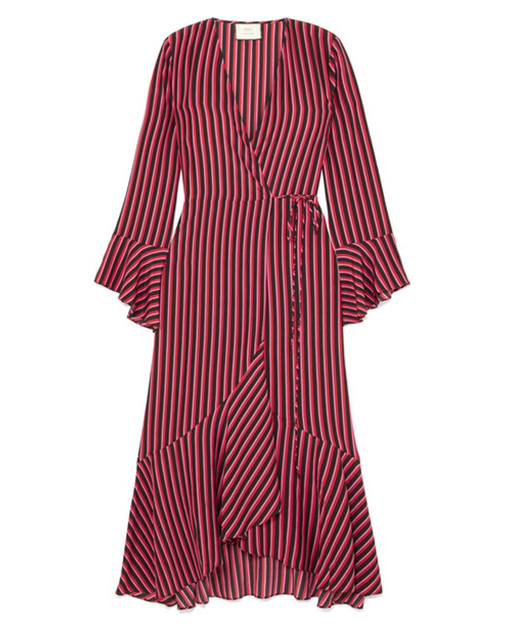 Rixo silk-crepe wrap dress, $439 from Net-a-Porter