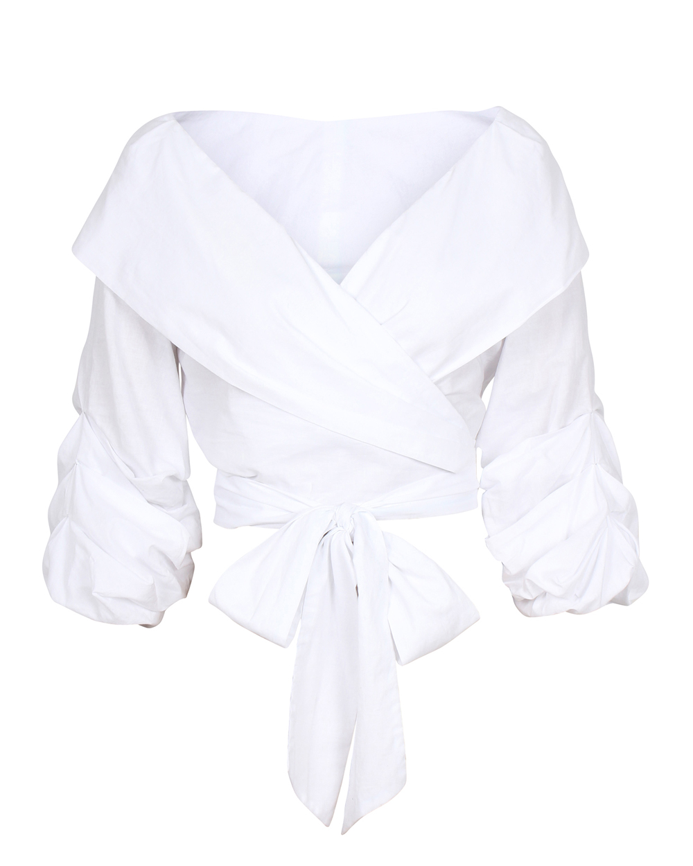 Wrap blouse, $189 from RUBY