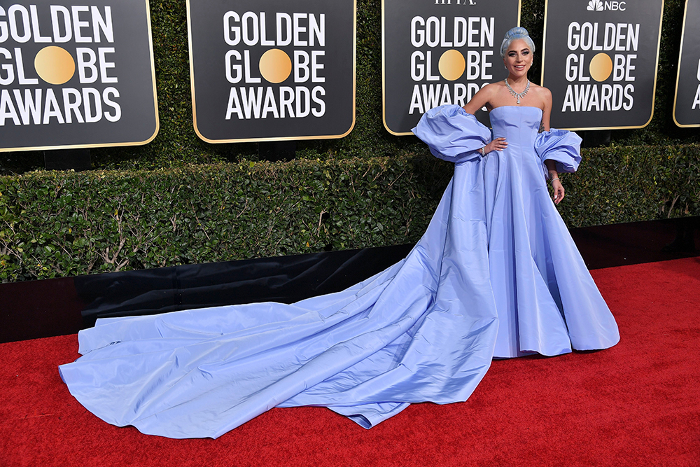 Mandatory Credit: Photo by Rob Latour/REX/Shutterstock (10048066ju) Lady Gaga 76th Annual Golden Globe Awards, Arrivals, Los Angeles, USA - 06 Jan 2019