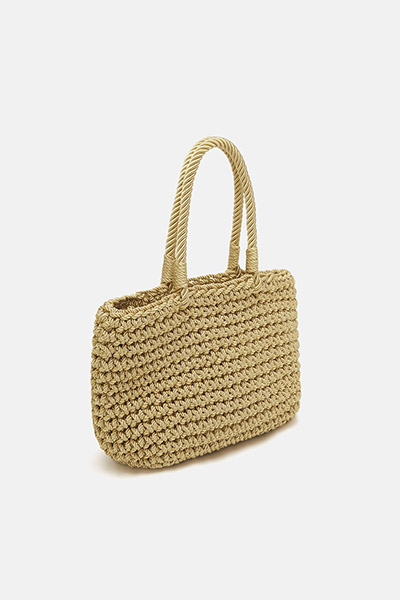 Knot basket bag, $69 from Zara.