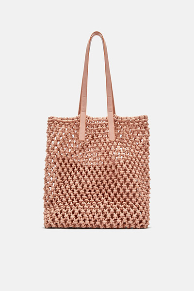 Knotted detail bag, $56 from Zara