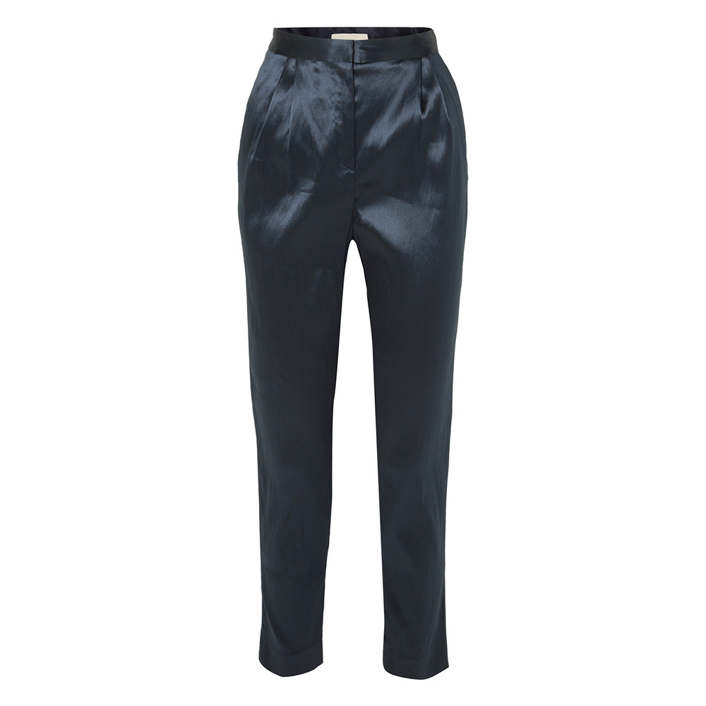 Mansur Gavriel satin pants, $328 USD from Net-a-Porter | This is what you should be wearing on your next date according to your star sign