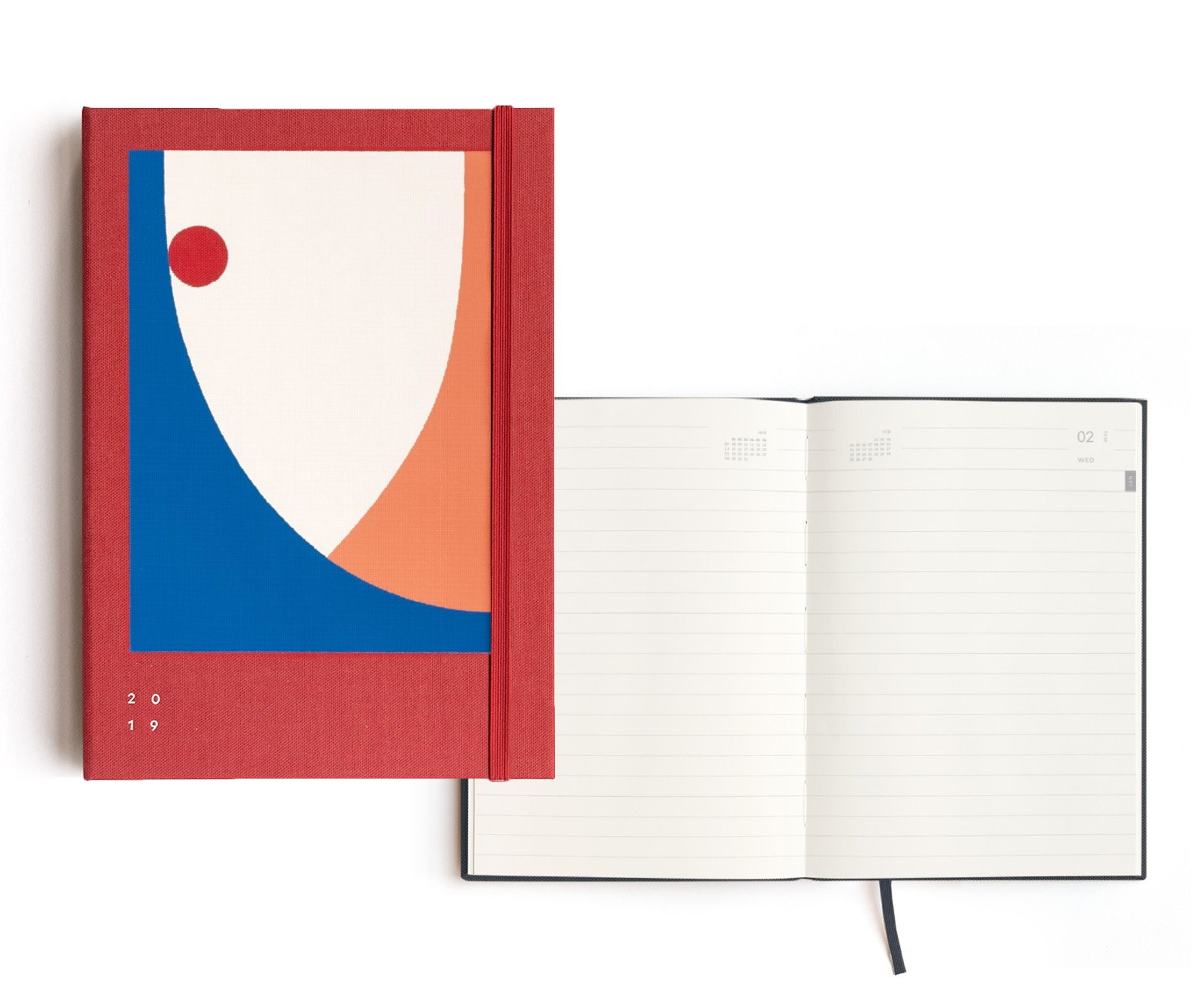 12. Milligram Studio 2019 non-diary The ‘non-diary’ is a diary for people who don’t use a diary. Confused? Let me explain; the subtle dates in the top corners offers the flexibility of a notebook with the structure of a daily diary (so it’s a diary, without looking explicitly like a diary). Around $50 from Milligram.