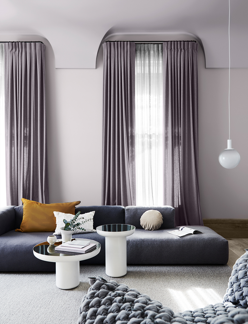 Purple, not pink Millennial pink has reigned for a good few years but now it’s time for a new pastel hue to share the Insta-worthy, Pinterest-grabbing crown. Purple, or more accurately, a grey-lilac (a softer, more usable shade than Pantone’s 2018 colour of the year Ultra Violet) will be 2019’s ‘it’ hue. And with this mauve-takeover, a move toward orange-based pinks (such as peach, apricot and coral) will begin to pick up.