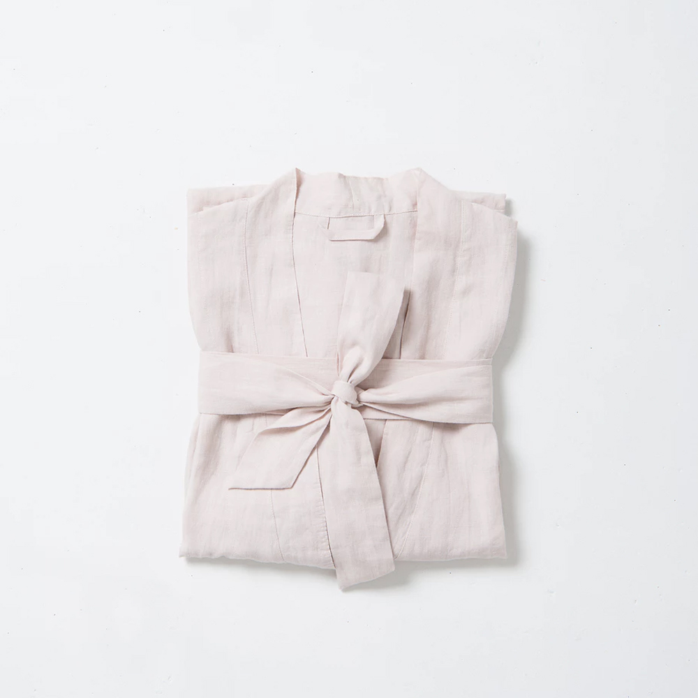 The ultimate Valentine’s Day gift edit you can not-so-subtly hint to your partner* | Bella Women's Linen Dressing Gown, $159 from CITTÀ
