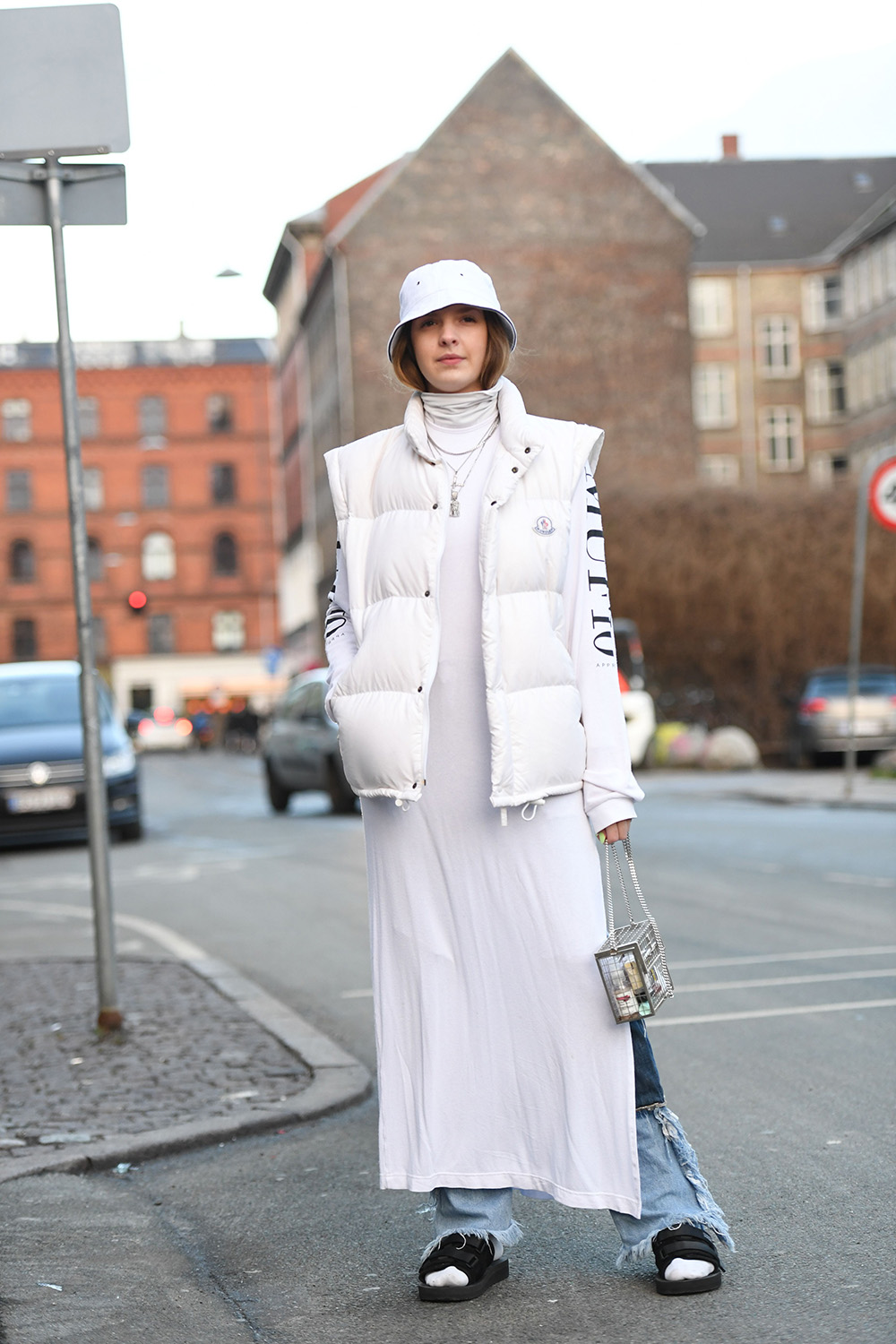 10 street style moments that prove the bucket hat trend is an instant outfit game-changer | Mandatory Credit: Photo by REX/Shutterstock (10076569gg) Street Style Street Style, Fall Winter 2019, Copenhagen Fashion Week, Denmark - 29 Jan 2019