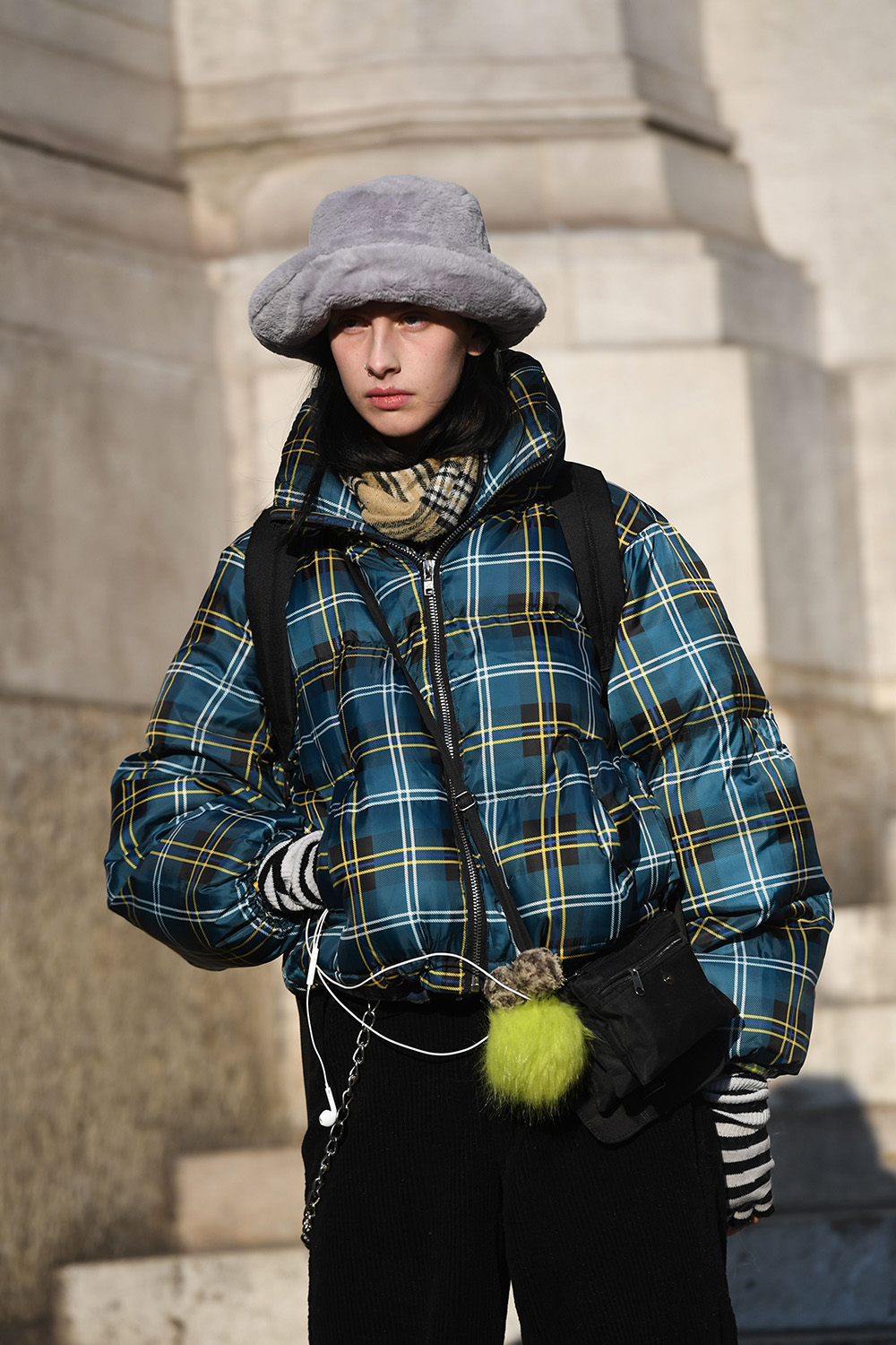 10 street style moments that prove the bucket hat trend is an instant outfit game-changer | Mandatory Credit: Photo by REX/Shutterstock (10070024t) Street Style Street Style, Spring Summer 2019, Haute Couture Fashion Week, Paris, France - 21 Jan 2019