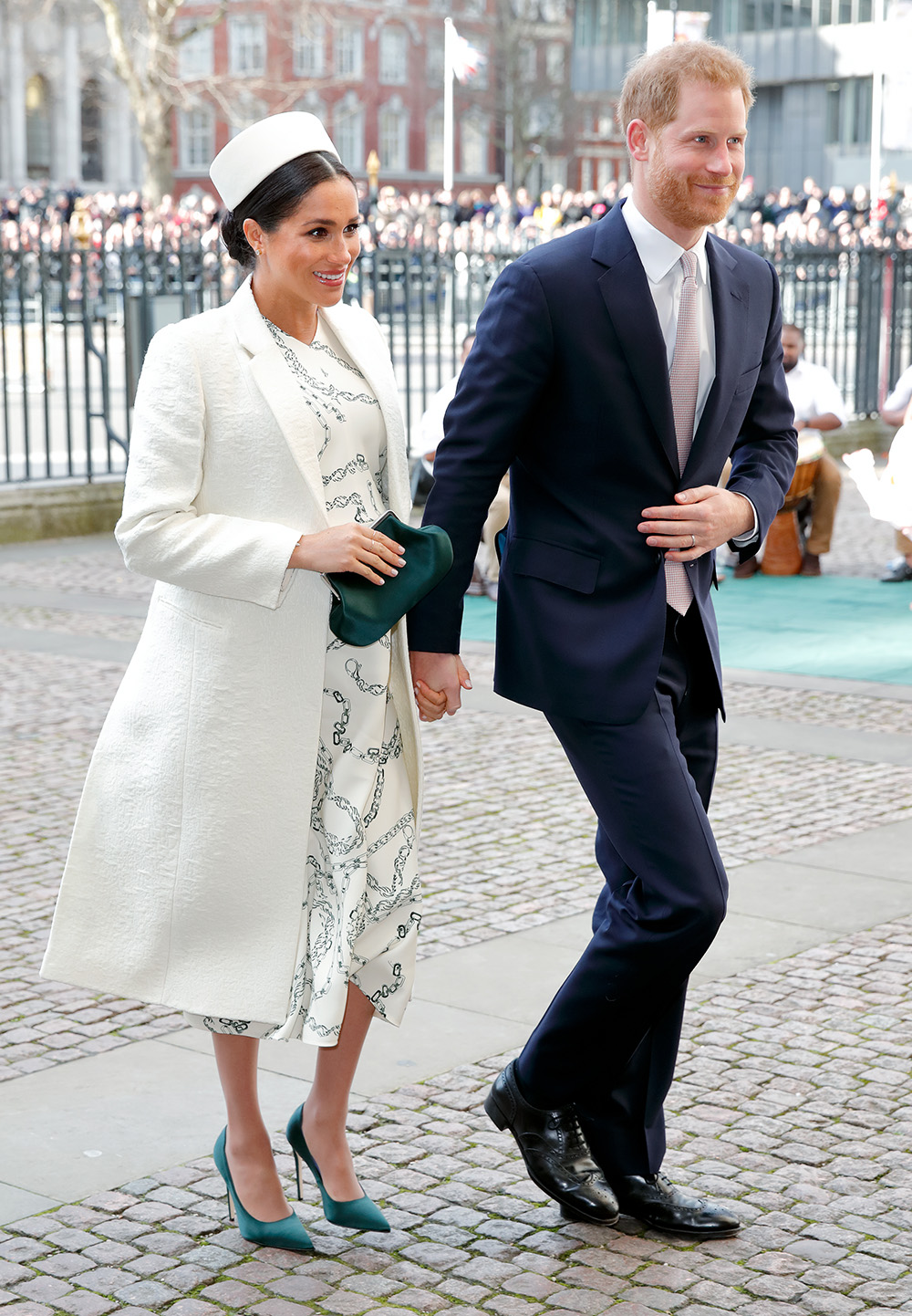 LONDON, UNITED KINGDOM - MARCH 11: (EMBARGOED FOR PUBLICATION IN UK NEWSPAPERS UNTIL 24 HOURS AFTER CREATE DATE AND TIME) Meghan, Duchess of Sussex and Prince Harry, Duke of Sussex attend the 2019 Commonwealth Day service at Westminster Abbey on March 11, 2019 in London, England. (Photo by Max Mumby/Indigo/Getty Images)