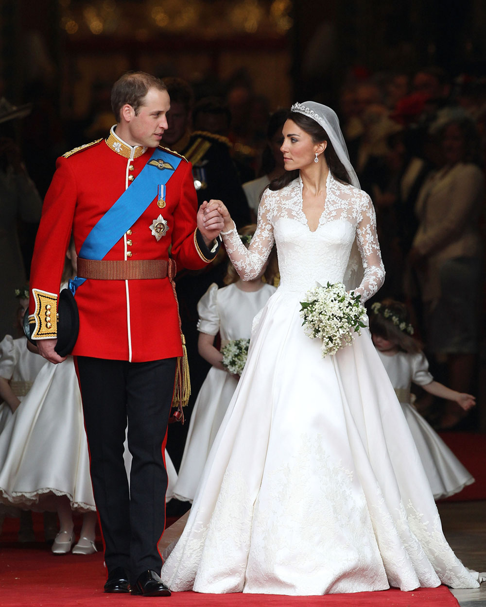 Kate Middleton and Prince William Royal Wedding 2011 Alexander McQueen