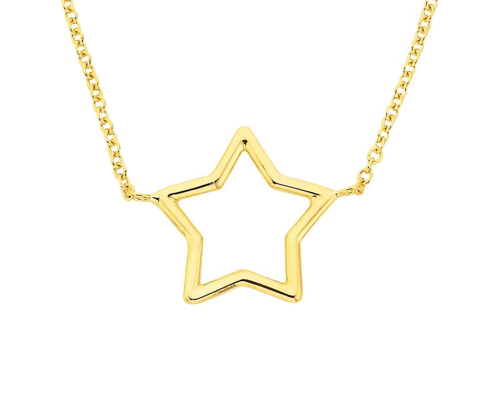 Pascoes Star Necklace gold