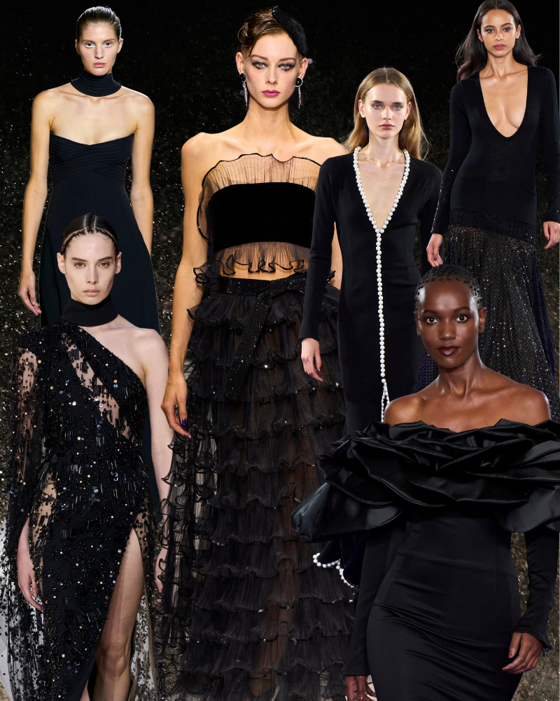 Winter Party Outfit Black Dresses