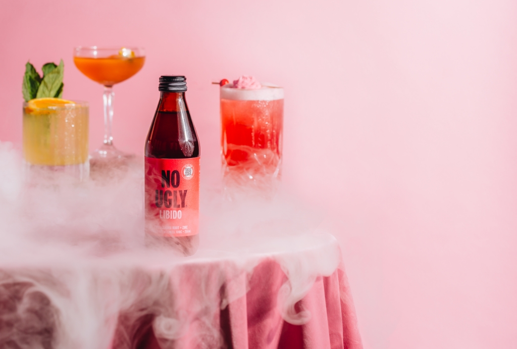 Image of QT Hotel exclusive Valentine's Day cocktails in partnership with No Ugly 'Libido'.