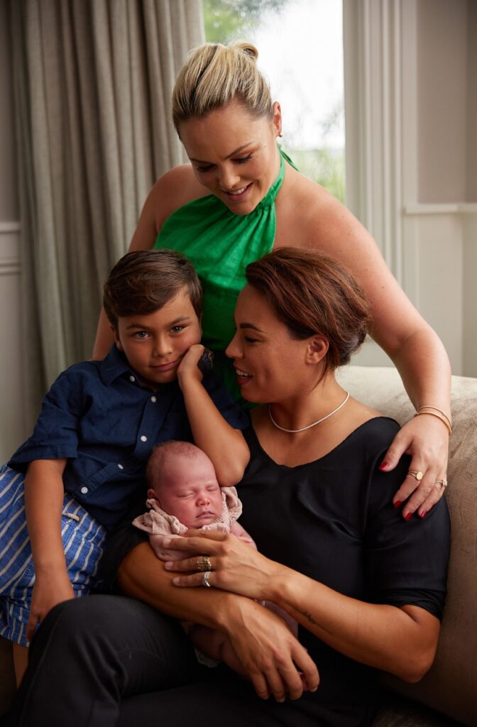 Taryn & Sasha with their children Miha and Maja