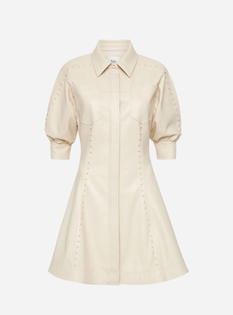 AJE Claire Pearl mini dress, $550