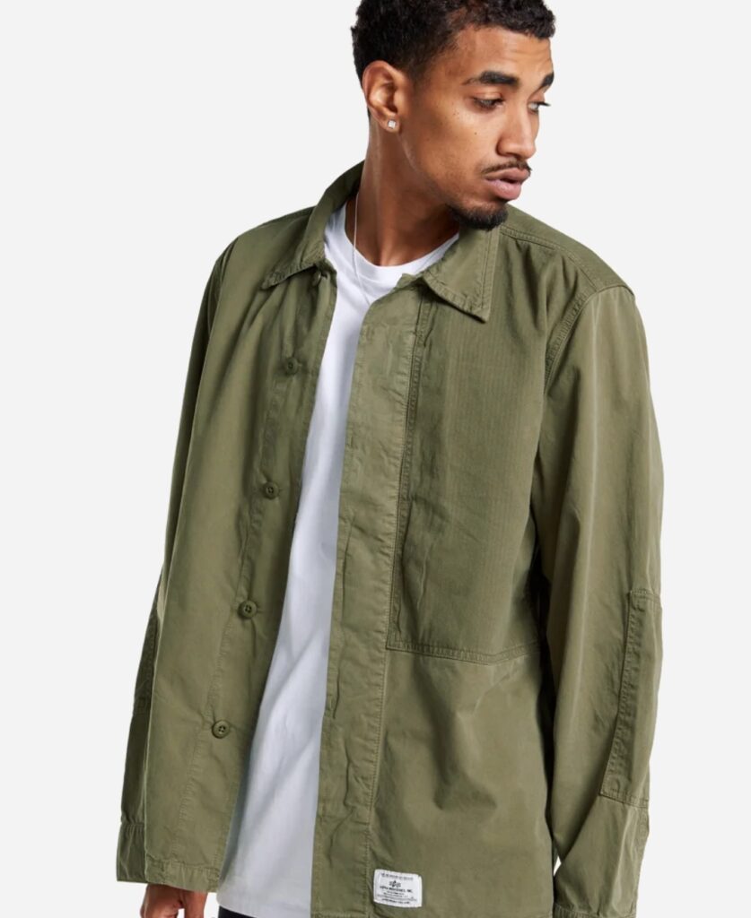 Alpha Industries Contrast Shirt Jacket, $309 from Superette