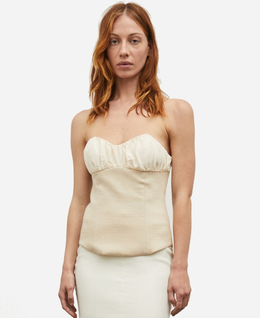 Falling Into Place Bodice Oat, $595 from Maggie Marilyn
