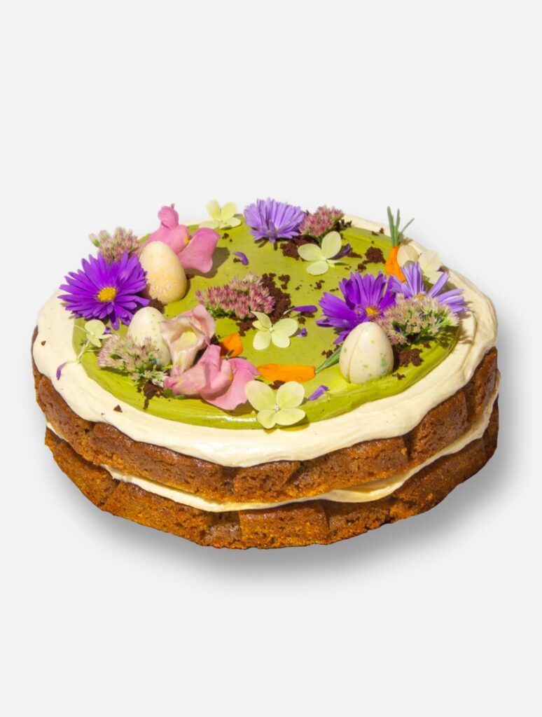 The Caker Limited Edition: Spiced Carrot Easter Egg Hunt Cake, $90
