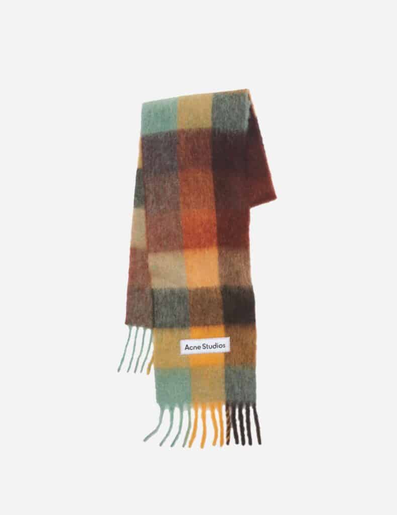 Acne Studios ‘Checked Blanket’ scarf, $449, from Workshop