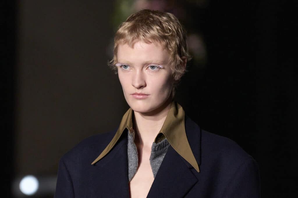 Prada FW23 beauty.