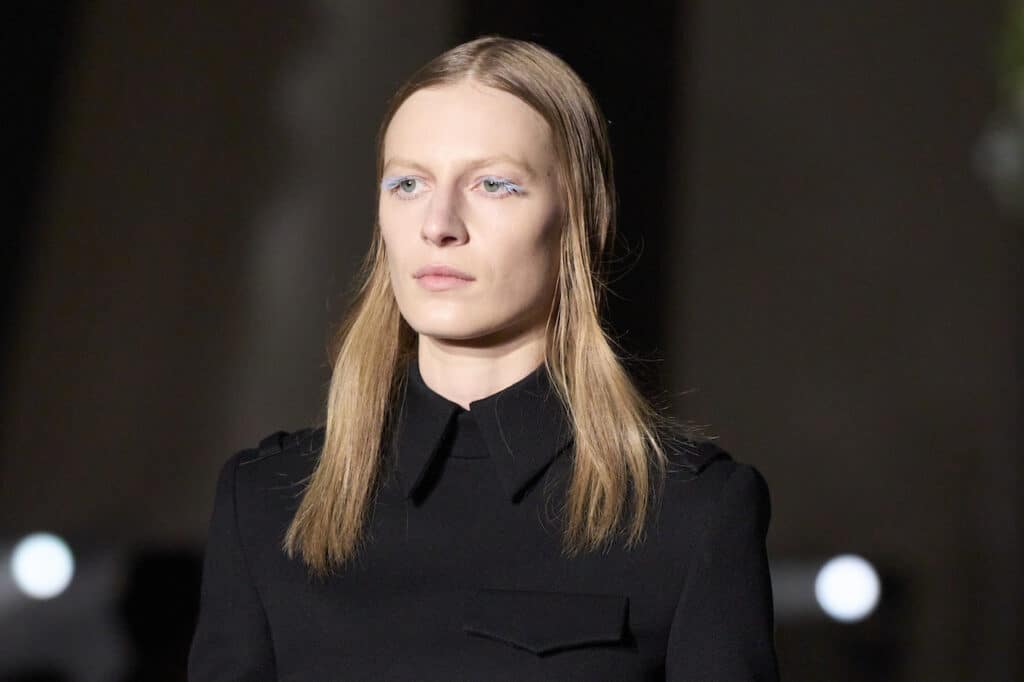 Prada FW23 beauty.