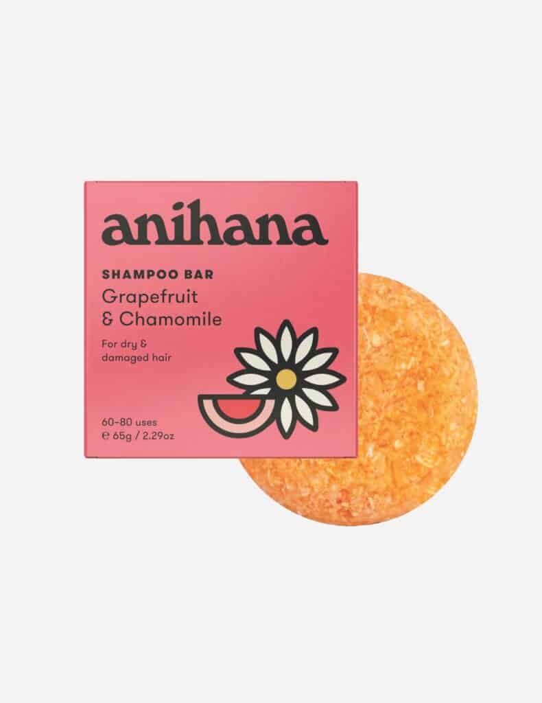 Anihana Grapefruit & Chamomile Shampoo Bar, $13