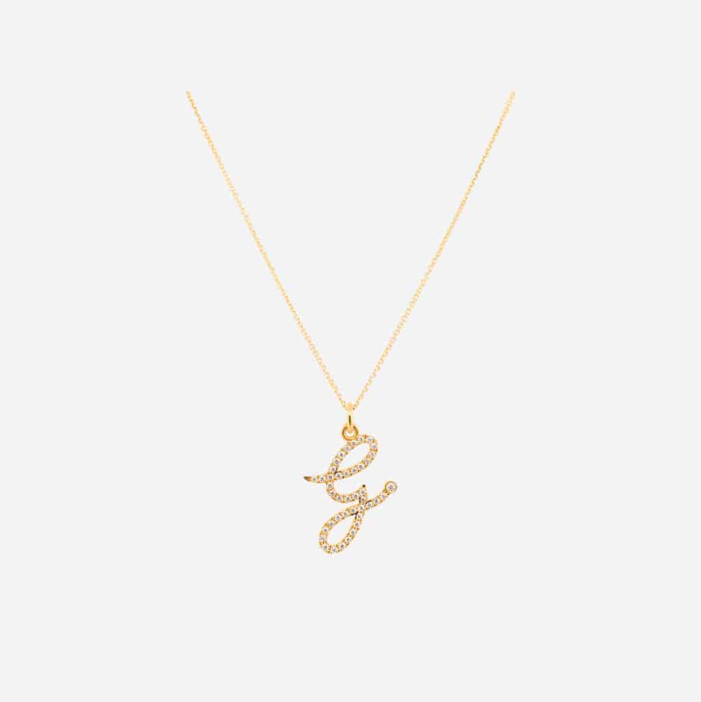 Partridge Jewellers Letters of Love ‘G’ pendant, $2,015