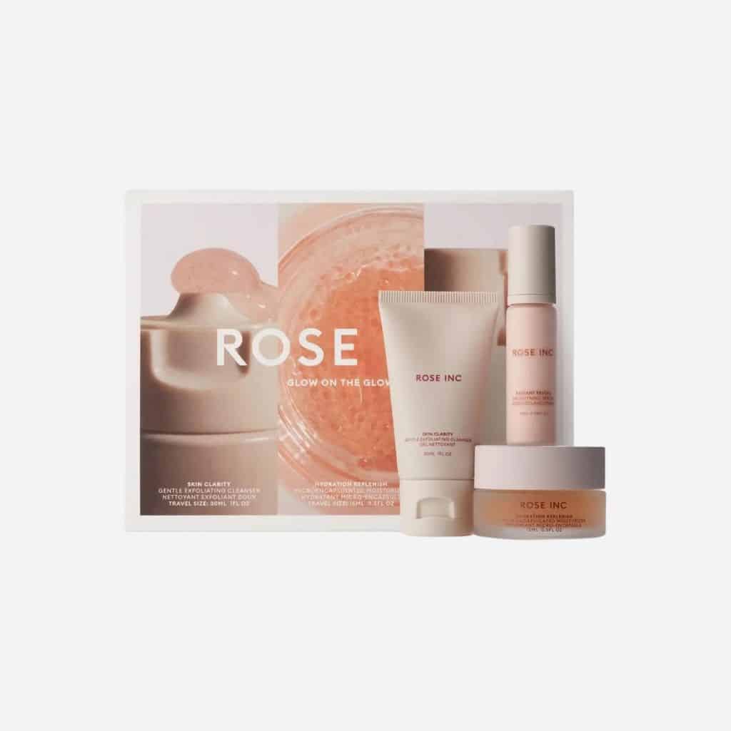 Rose Inc ‘Glow On The Go’ set, $87, from Mecca