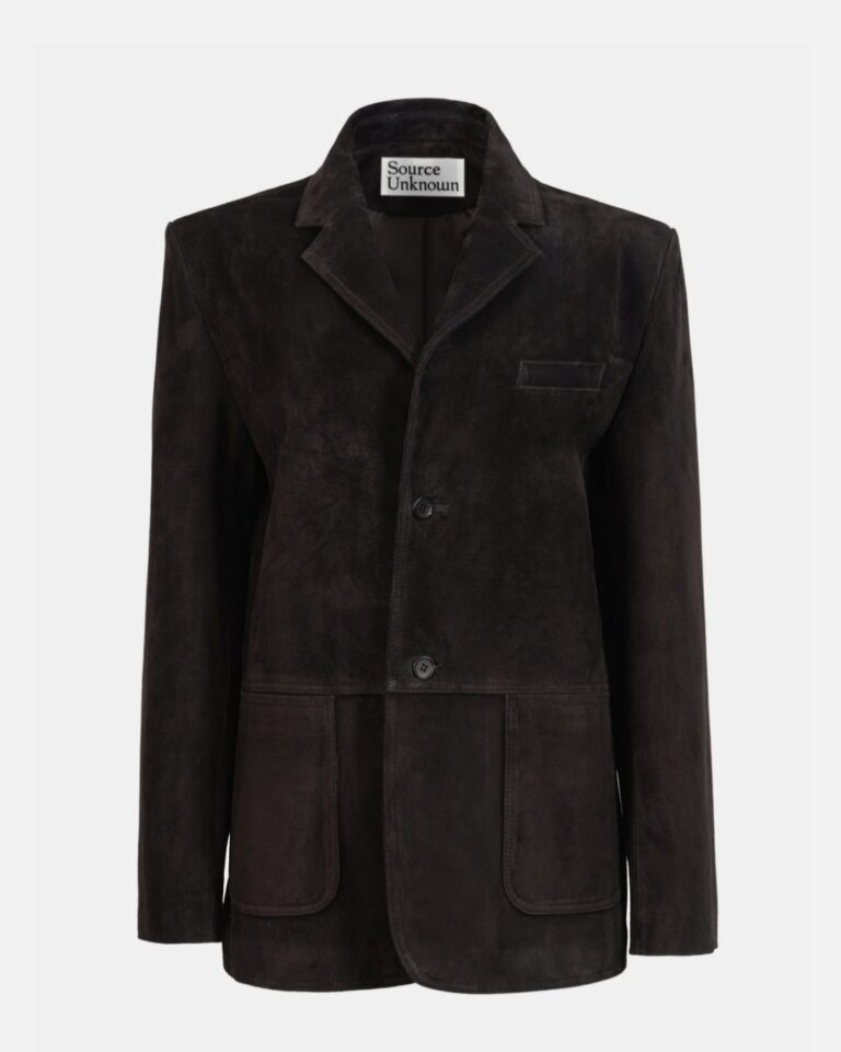 Noel Suede Leather Brown Jacket