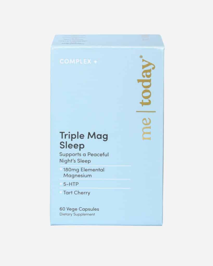 Triple Mag Sleep, Goodnight, and Sleep Tight formulas from Me Today for better sleep support