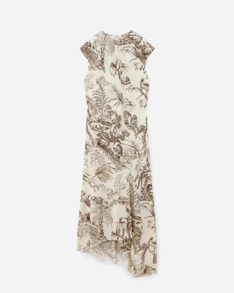 COS 'Botanical' silk dress, approx. $370.