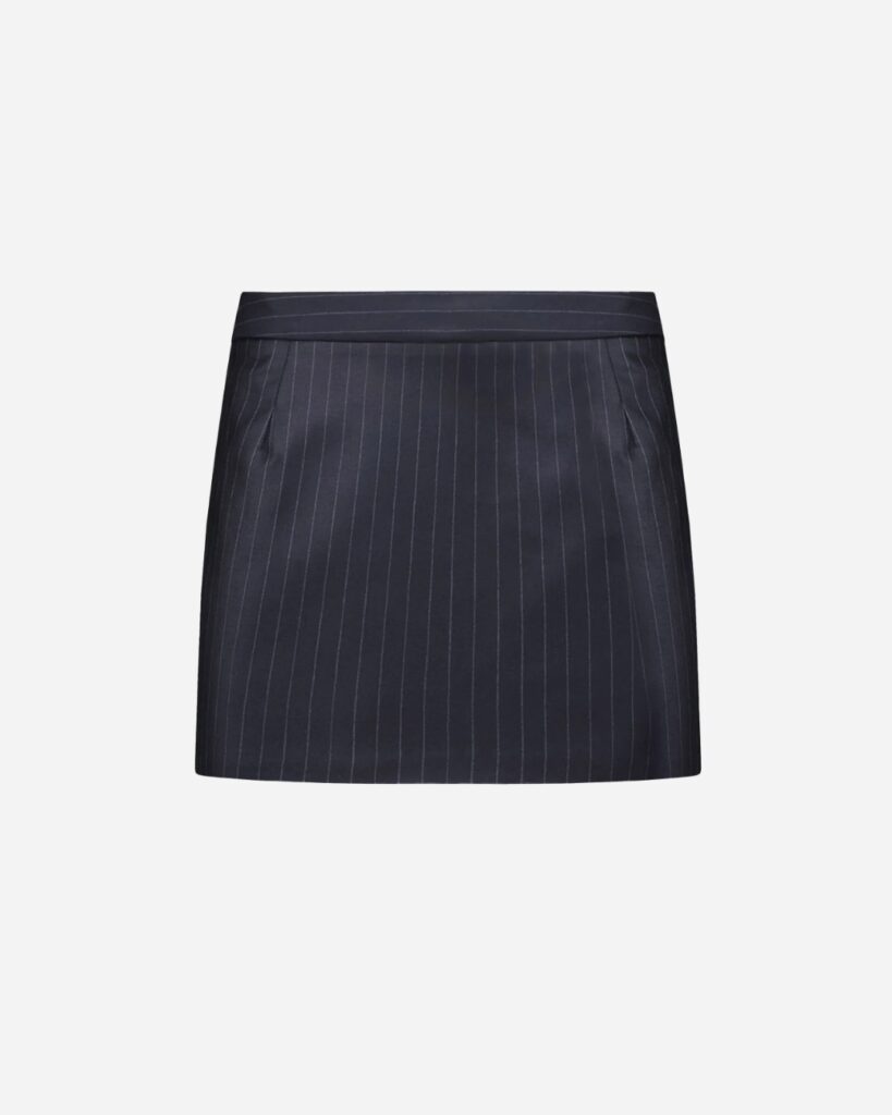 Helen Cherry 'Margot' pinstripe mini skirt, $429 from Workshop.