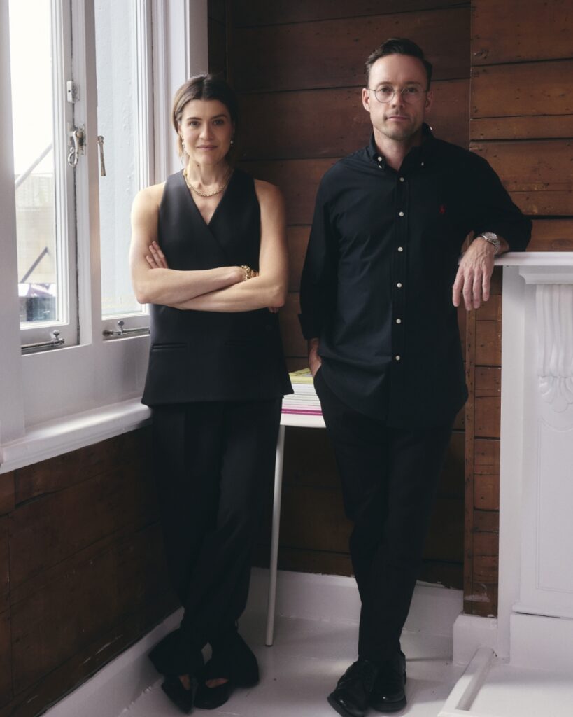 Hamish McClurg and Olivia Moor at McClurgs Jewellers, working on their timeless-meets-modern jewellery designs.