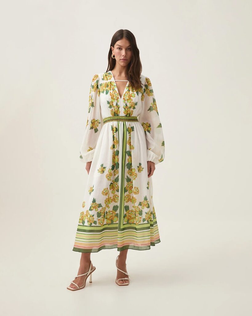 Aje ‘Secret Border’ dress, $685