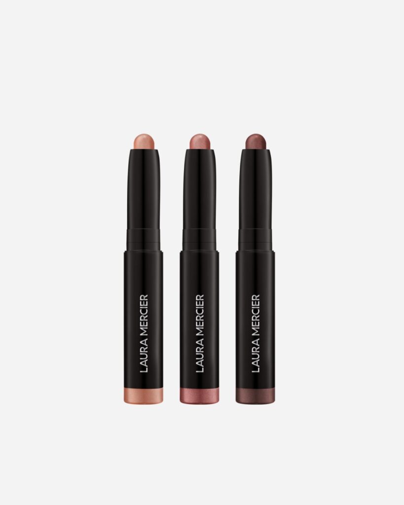 Laura Mercier Enchanting Shimmers Caviar Stick Eye Shadow Trio, $64, from MECCA.