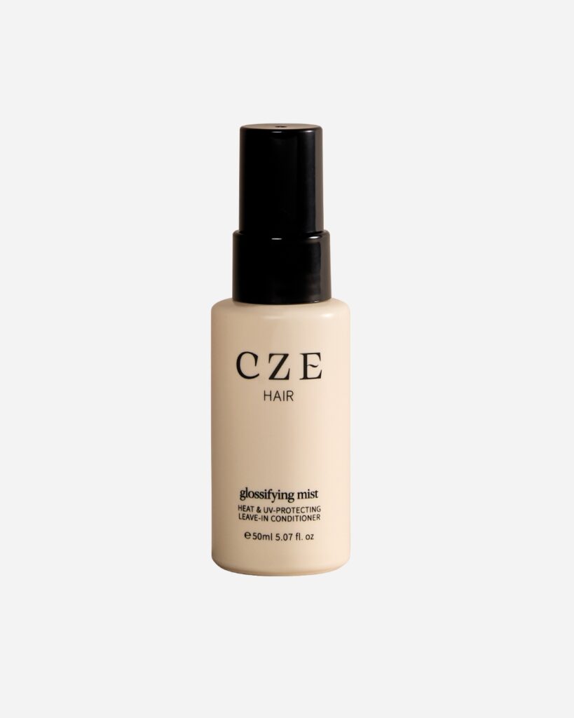 Chloe Zara Glossifying Mist heat & UV protecting leave-in conditioner, $59.