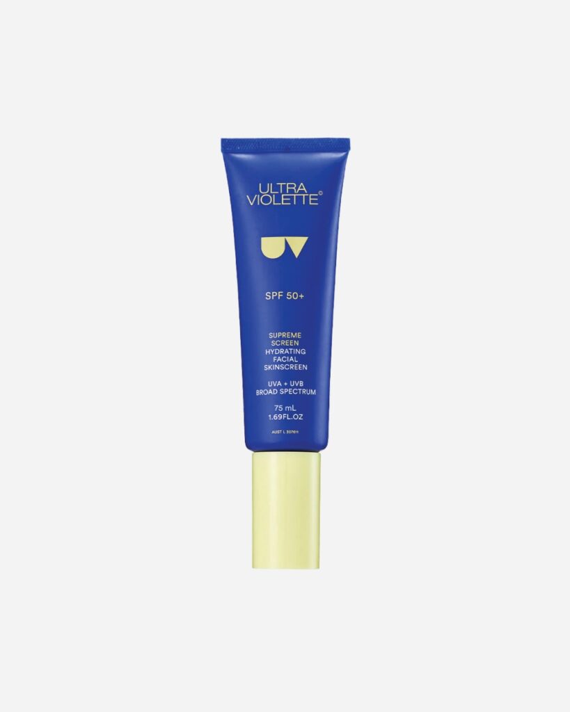 Ultra Violette Supreme Screen Hydrating Facial Skinscreen SPF 50+, $64.