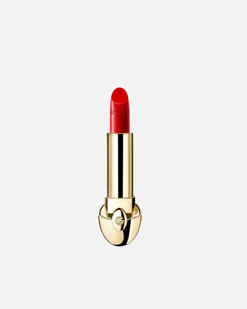 Guerlain ‘Rouge G’ L’Ecaille lipstick case,$64, and Red Satin lipstick refill, $68.