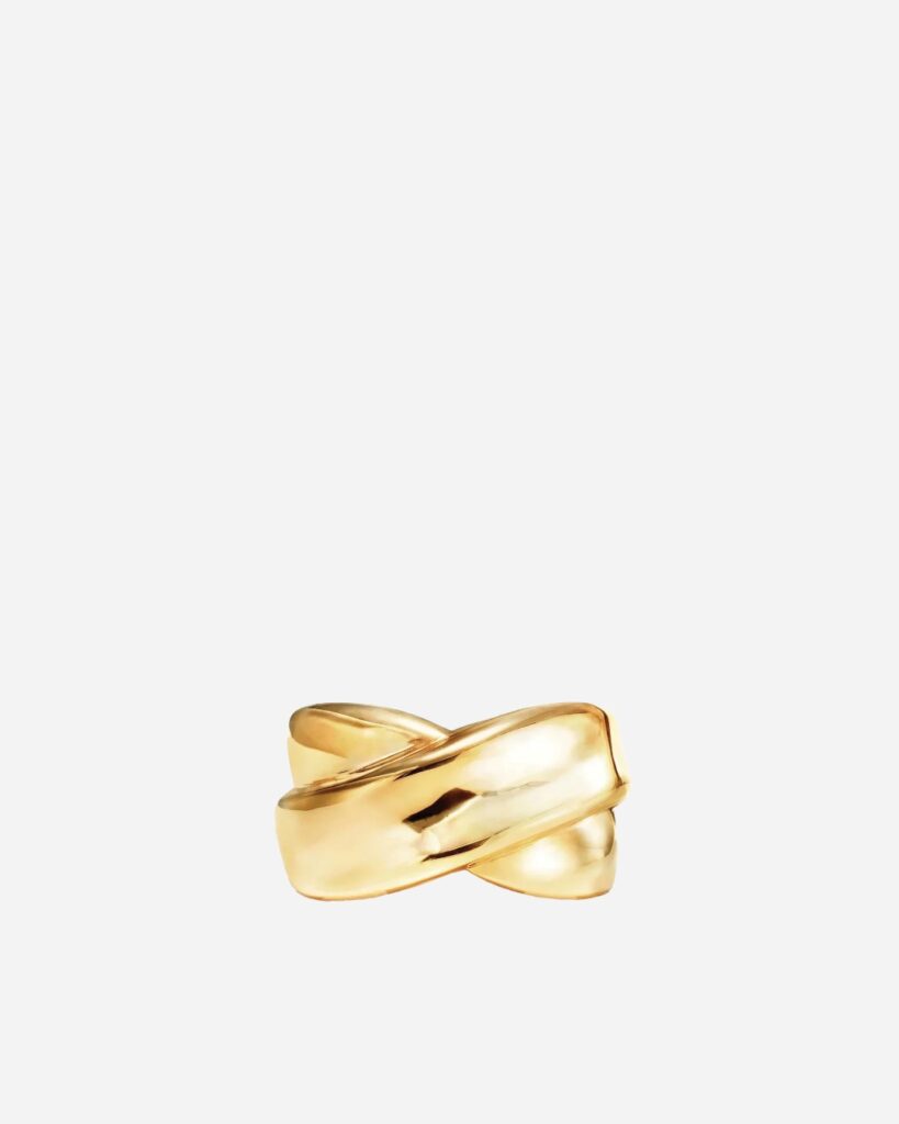 Naveya and Sloane ‘Lovers Knot’ ring, $1695.