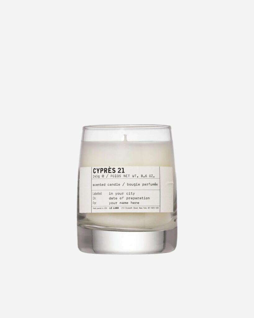 Le Labo Cyprès 21 Candle, $163, from MECCA.