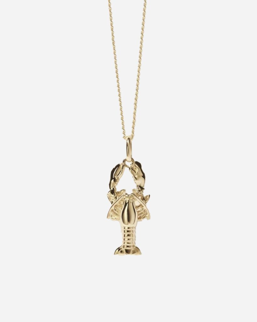 Meadowlark ‘Lobster’ charm necklace, $289.